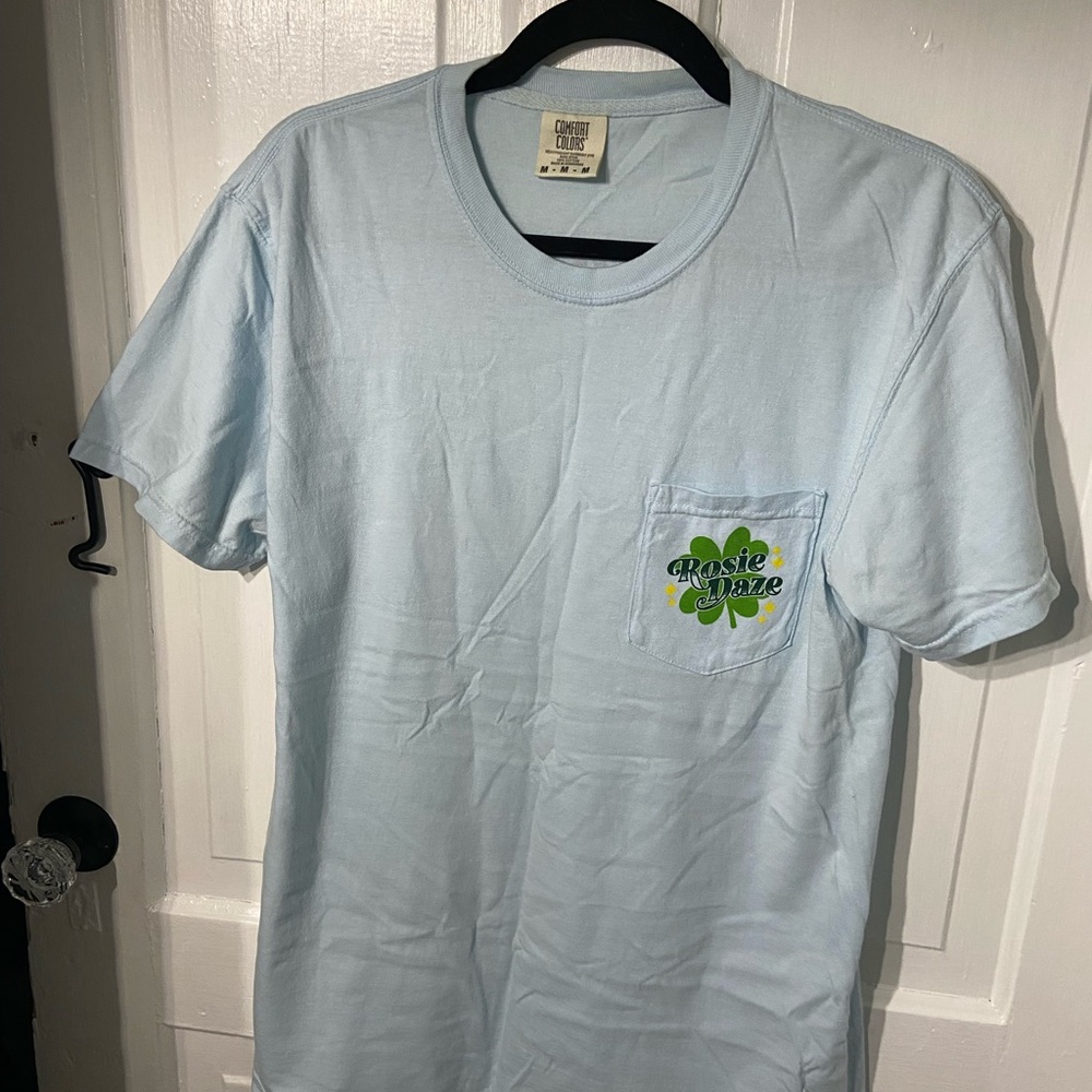 Rosie Daze St. Patty’s dog logo tee